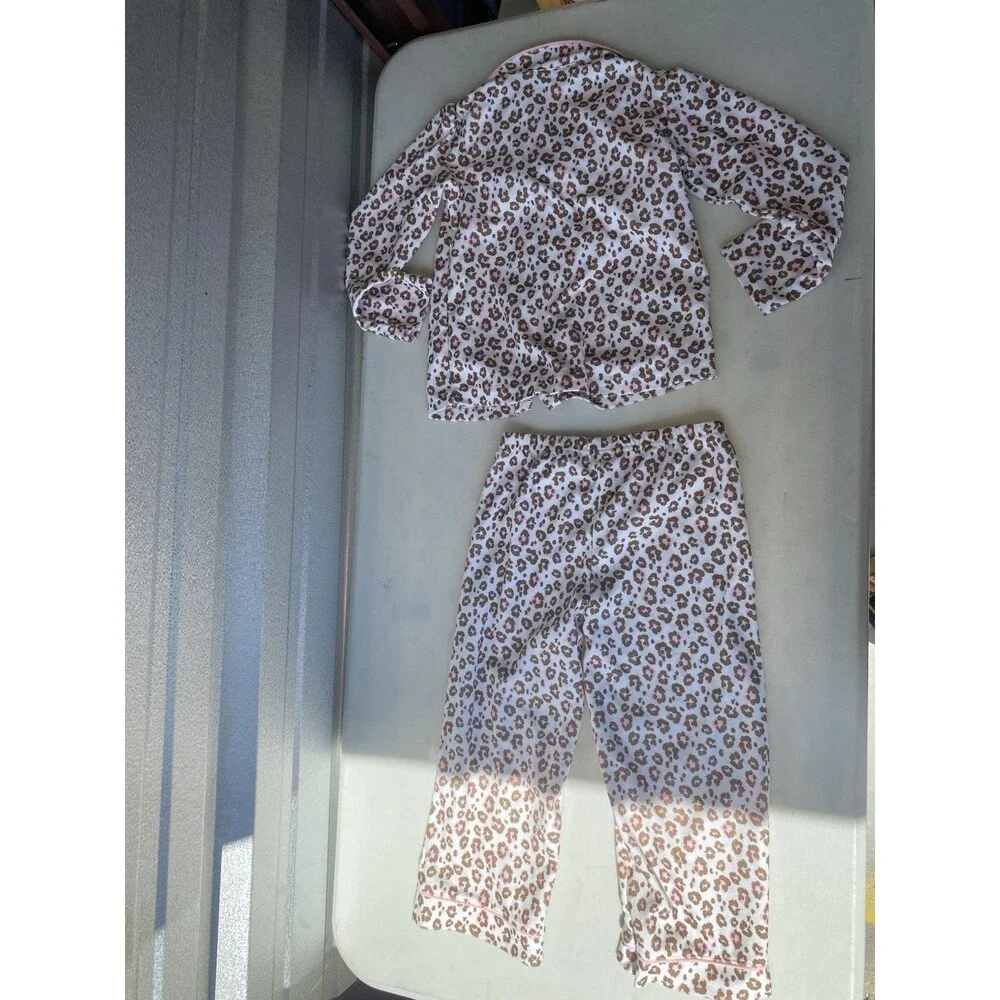 Just One You Carters Girls Pajamas Lot 5T 3 Sets Cat Unicorn Leopard PJs 7 Pc